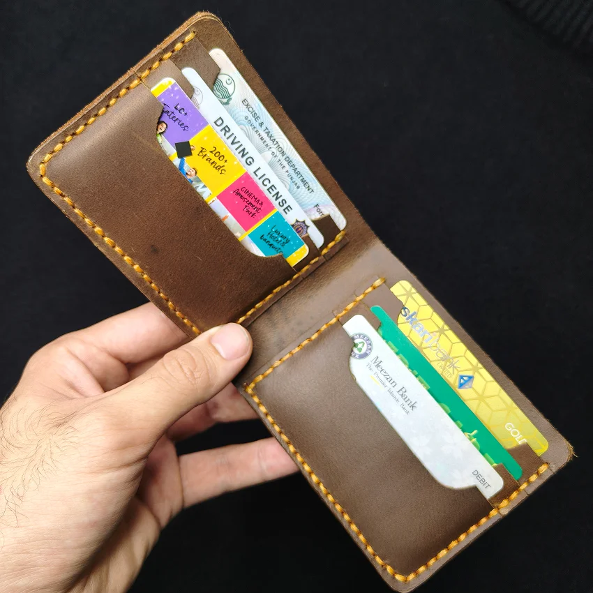 BF-003 BIFOLD WALLET (Brown) - Image 2