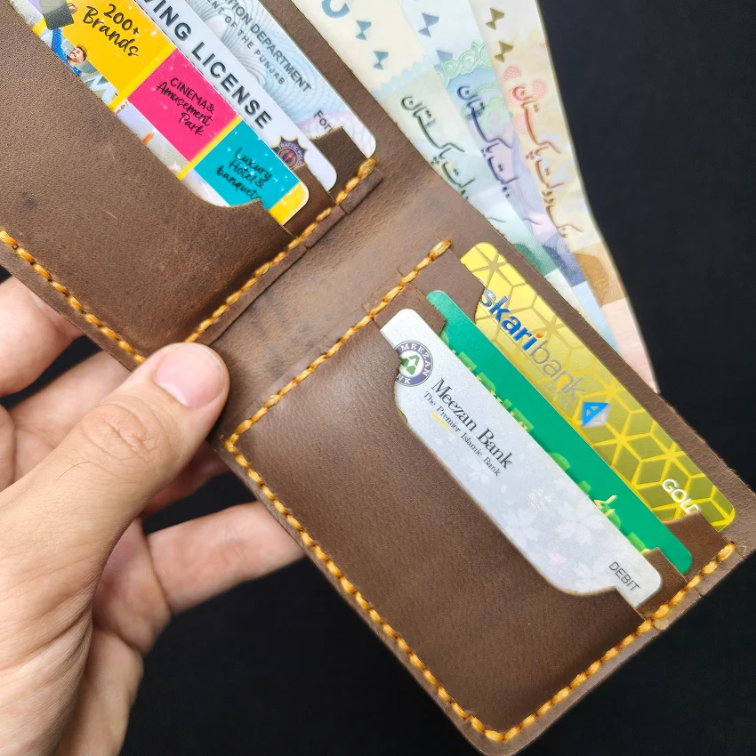 BF-003 BIFOLD WALLET (Brown) - Image 3