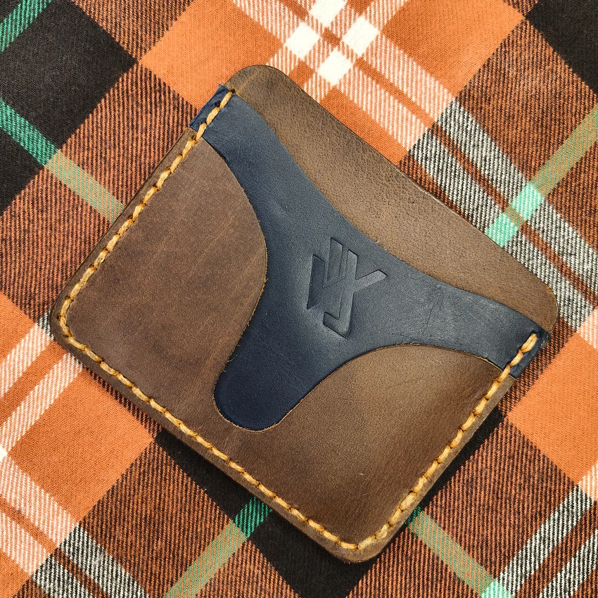 RHIVEX handcrafted full grain leather bifold wallet Pakistan