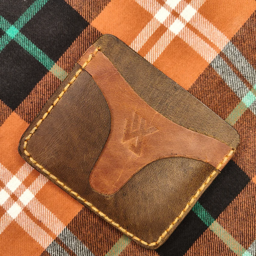 RHIVEX handcrafted full grain leather bifold wallet Pakistan