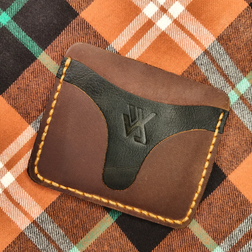 RHIVEX handcrafted full grain leather bifold wallet Pakistan