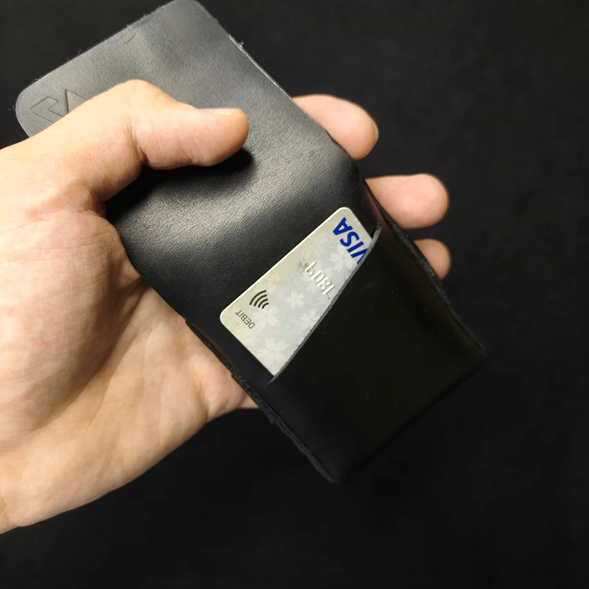 RHIVEX handcrafted full grain leather bifold wallet Pakistan