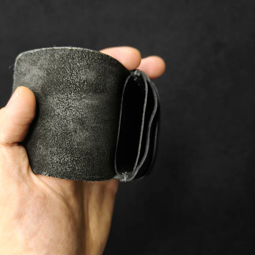 RHIVEX handcrafted full grain leather bifold wallet Pakistan