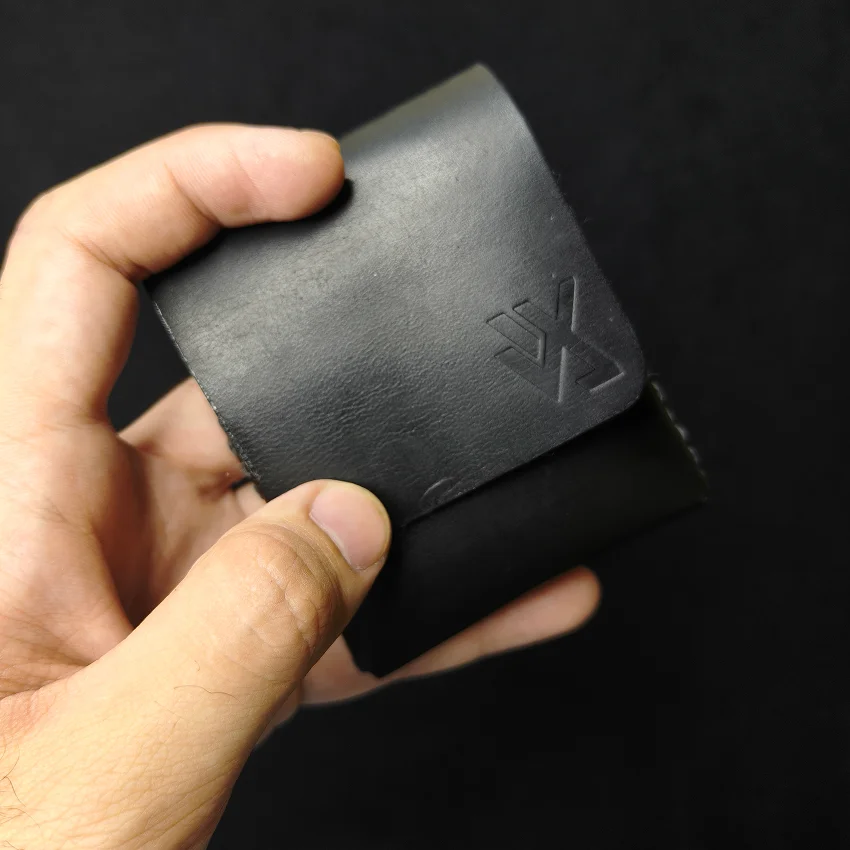 RHIVEX handcrafted full grain leather bifold wallet Pakistan