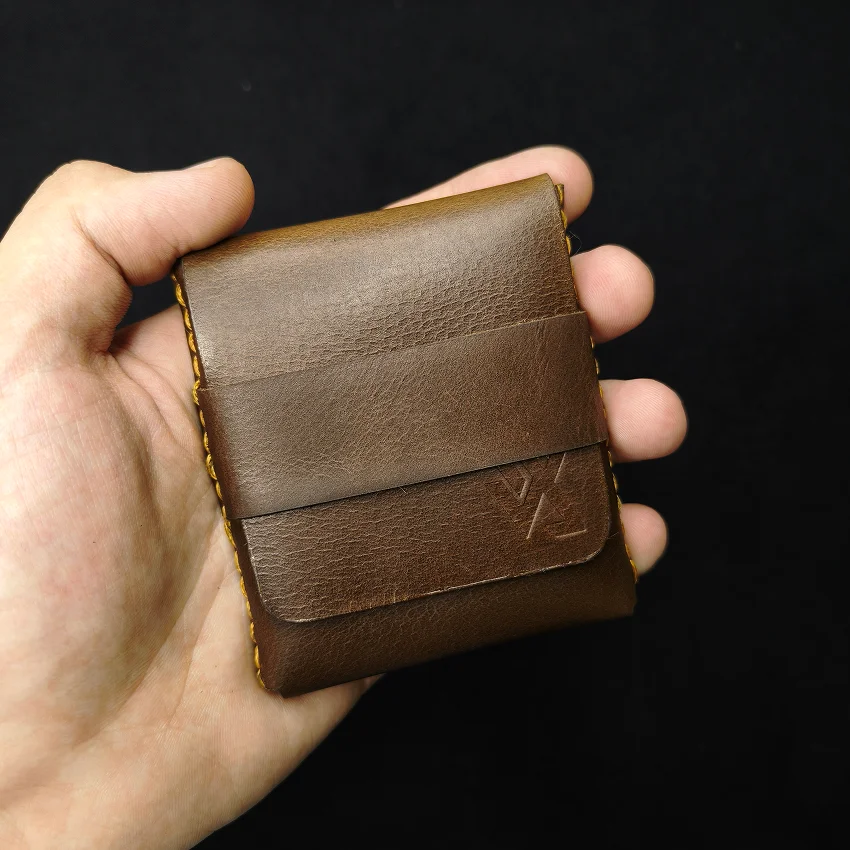 RHIVEX handcrafted full grain leather bifold wallet Pakistan