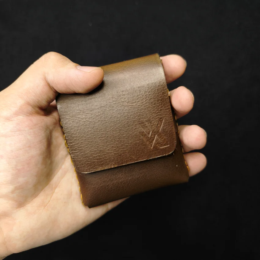 RHIVEX handcrafted full grain leather bifold wallet Pakistan