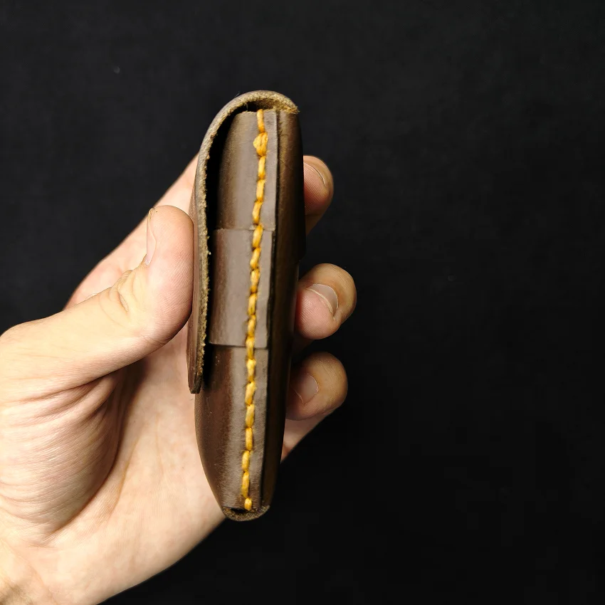 RHIVEX handcrafted full grain leather bifold wallet Pakistan
