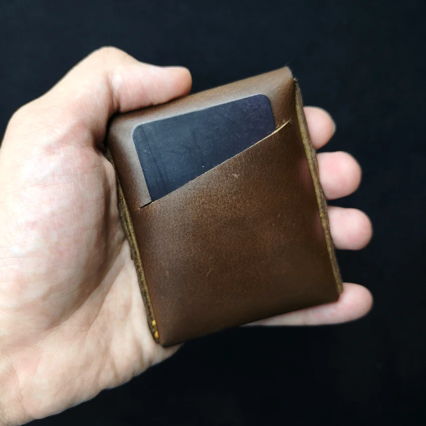 RHIVEX handcrafted full grain leather bifold wallet Pakistan