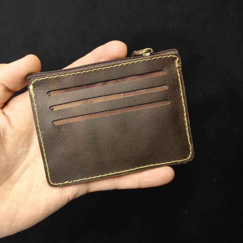 RHIVEX handcrafted full grain leather bifold wallet Pakistan