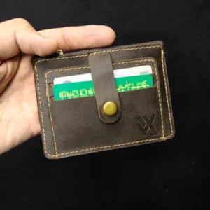 RHIVEX handcrafted full grain leather bifold wallet Pakistan